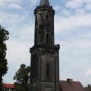 Lwówek Śląski Wieża kościoła ewangelickiego