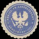 Siegelmarke K.Pr. Landrathsamt zu Löwenberg in Schlesien W0352149